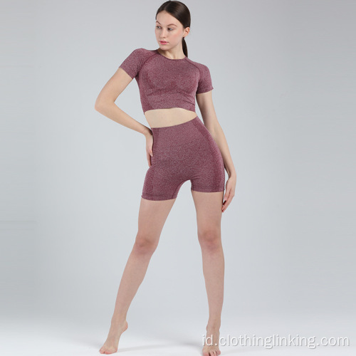 Celana Pendek Yoga untuk Celana Ketat Latihan Gym Wanita